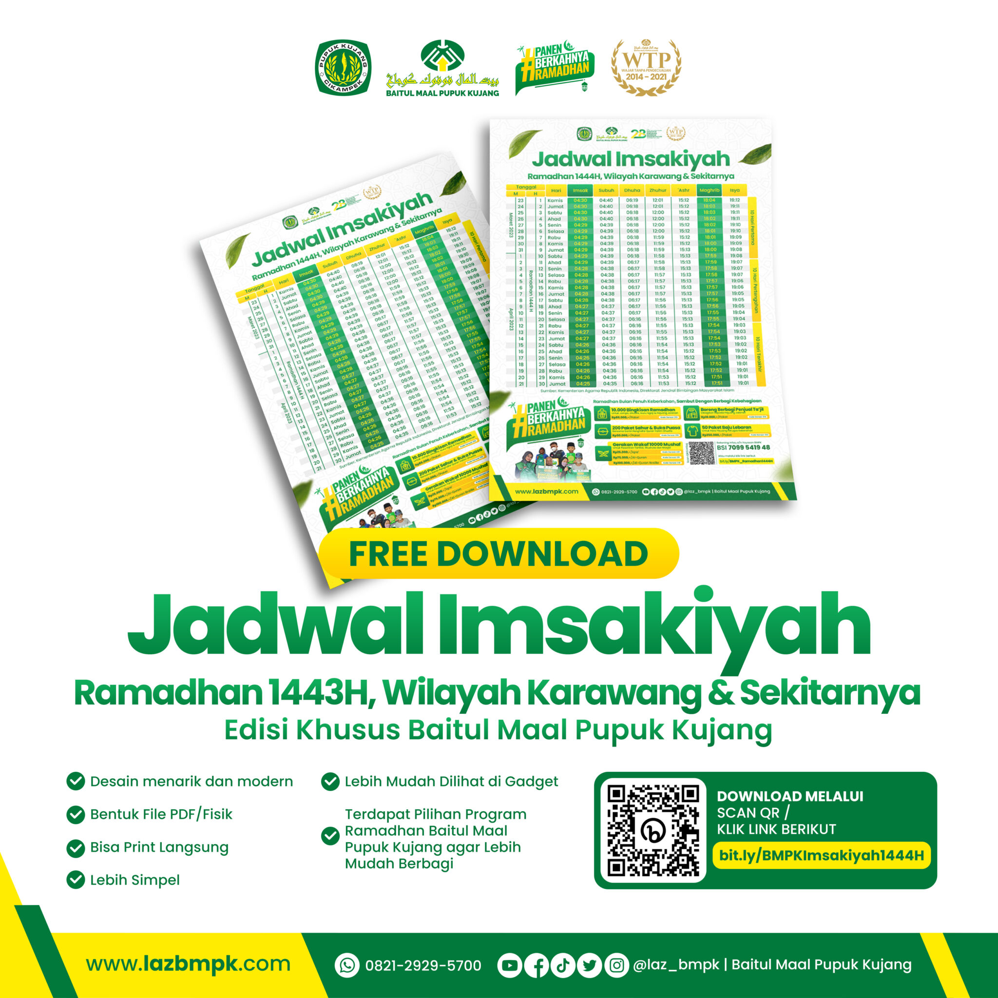 Download Jadwal Imsakiyah 1444H